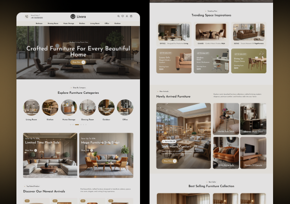 Screenshot of Custom E-commerce Website Development | MaazDev Portfolio